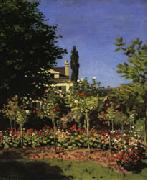 Garden in Bloom at Sainte-Adresse Claude Monet